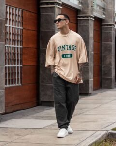 Polo Beige Vintage para Hombre