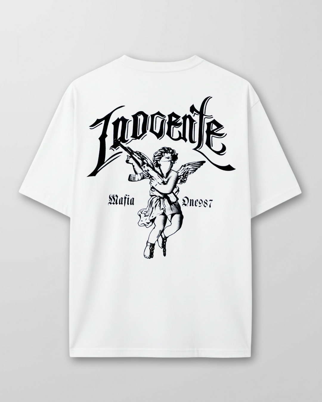 Polo Blanco Inocente Hombre (3)