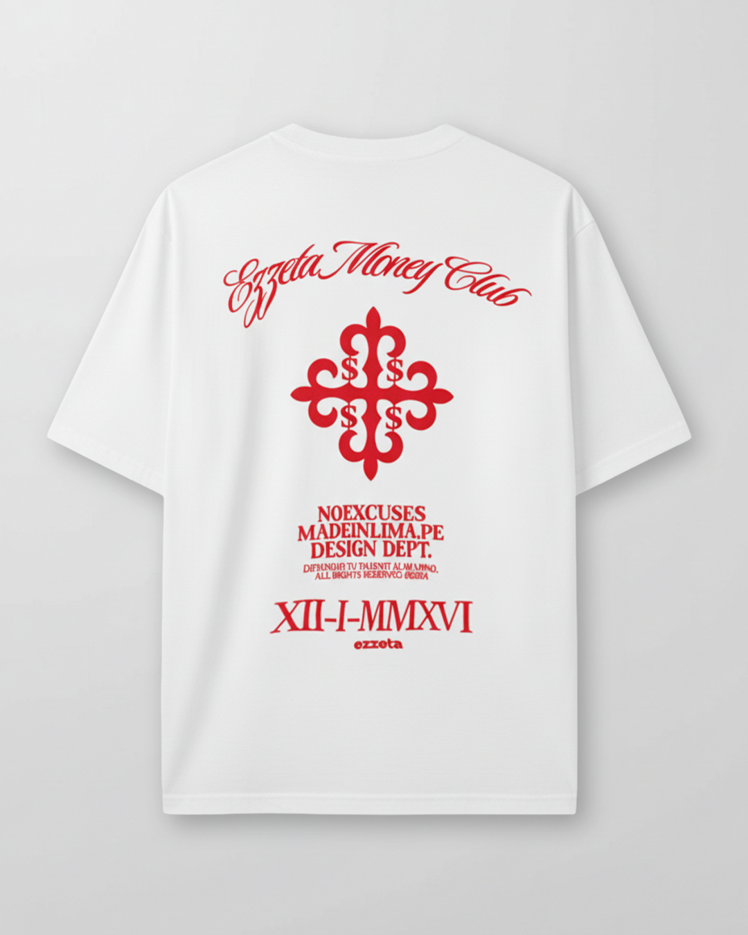 Polo Blanco Money Club Hombre (1) Polo Blanco Money Club para Hombre