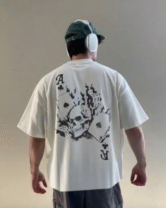 Polo Blanco Skull Bet para Hombre