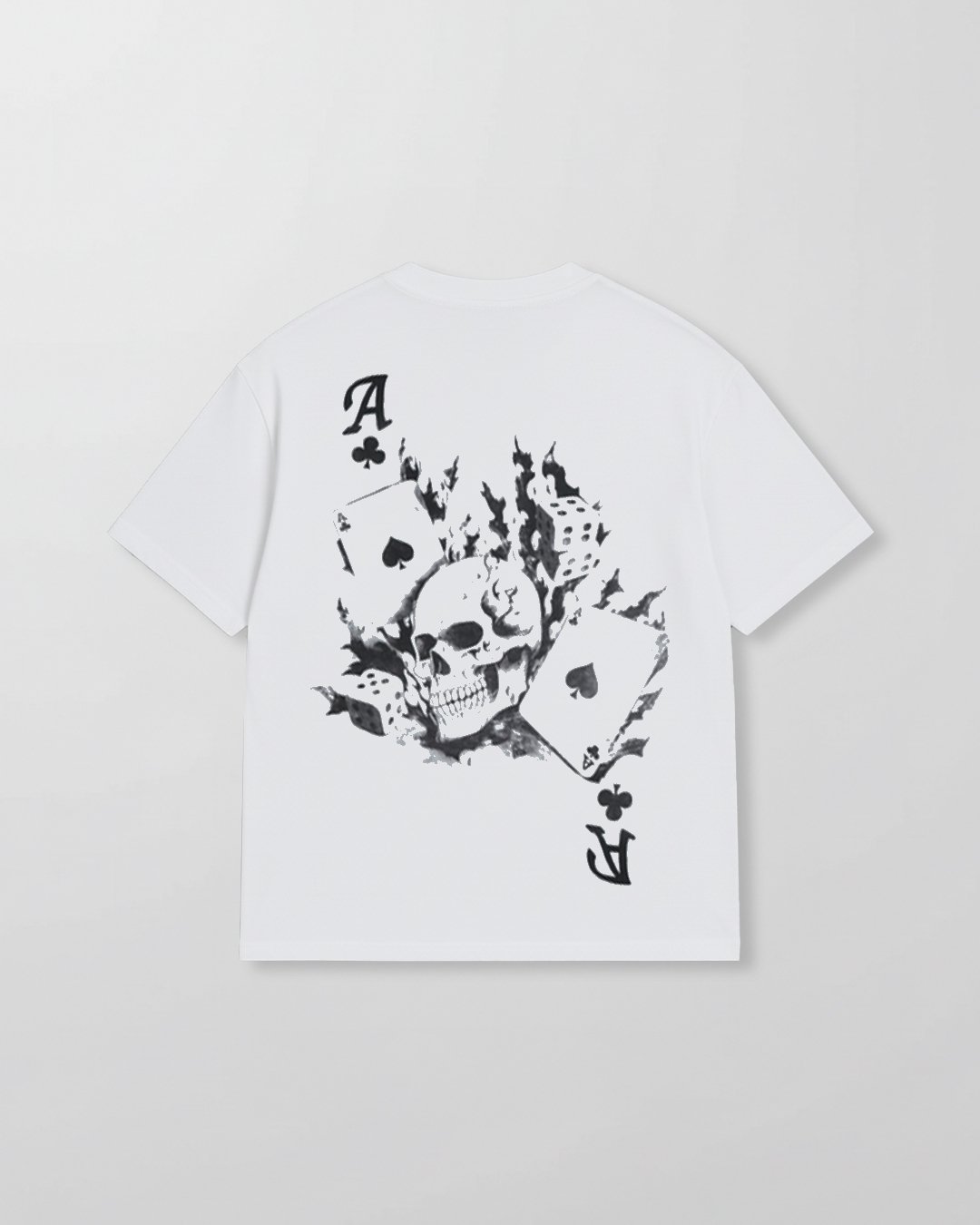 Polo Blanco Skull Bet Hombre (2)