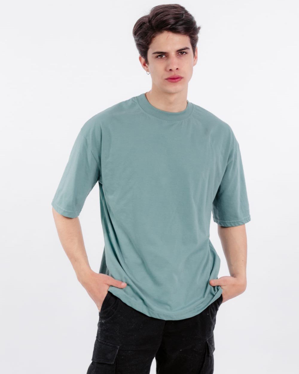 Polo Cemento Oversize Hombre (1) Polo Cemento Oversize | Hombre