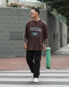 Polo Marron Vintage para Hombre