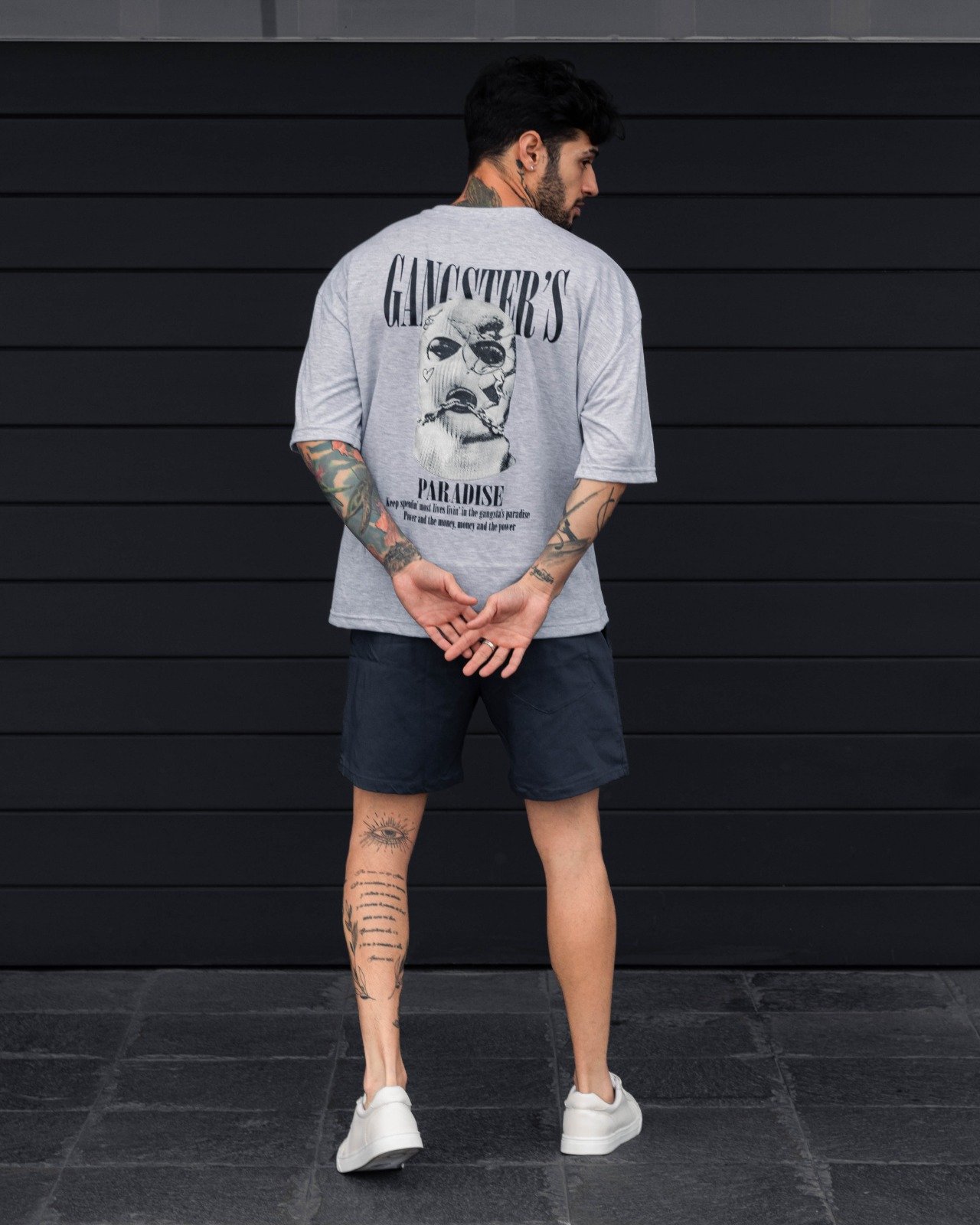 Polo Melange Gangster Hombre (1) Polo Melange Gangster para Hombre