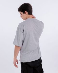 Polo Melange Oversize para Hombre