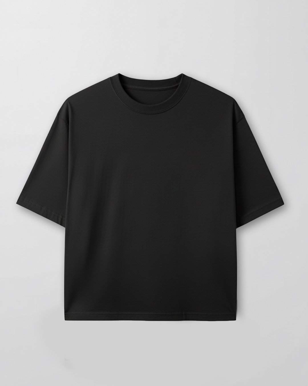 Polo Negro Boxy Hombre (1)