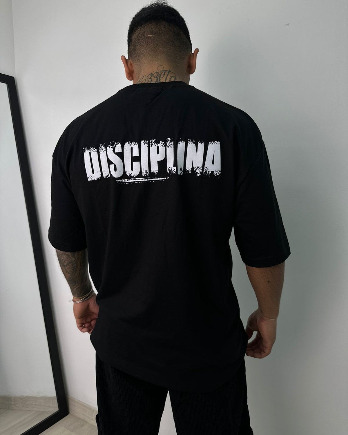 Polo Negro Disciplina para Hombe