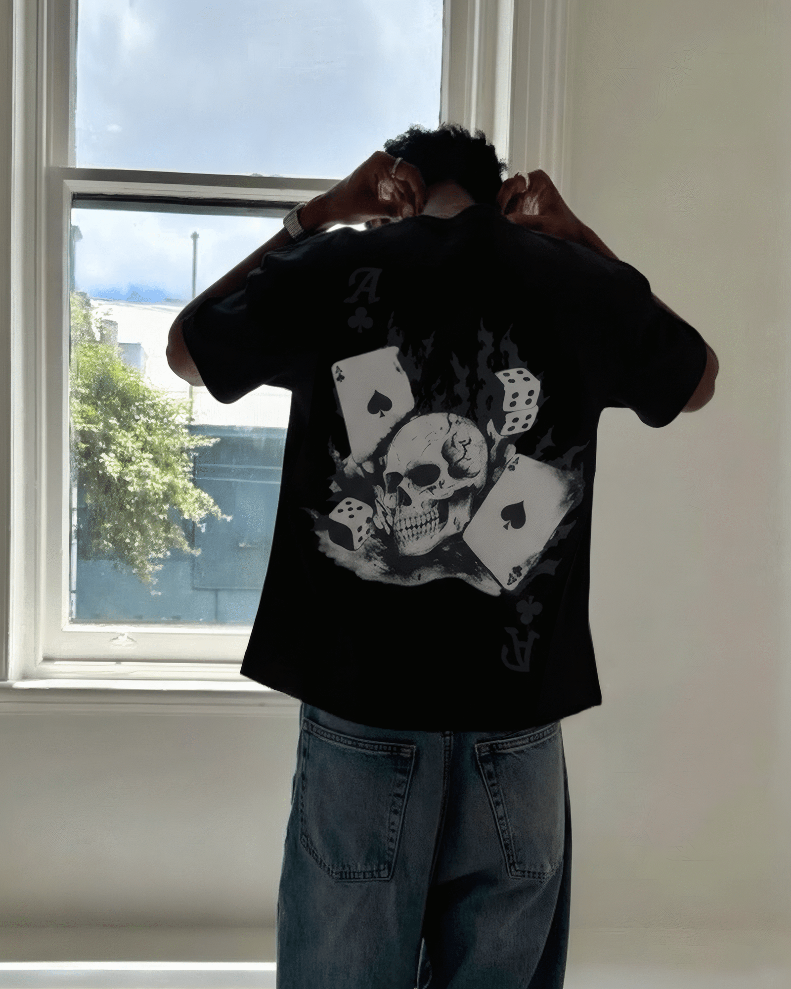 Polo Negro Skull Bet Hombre (1) Polo Negro Skull Bet Hombre