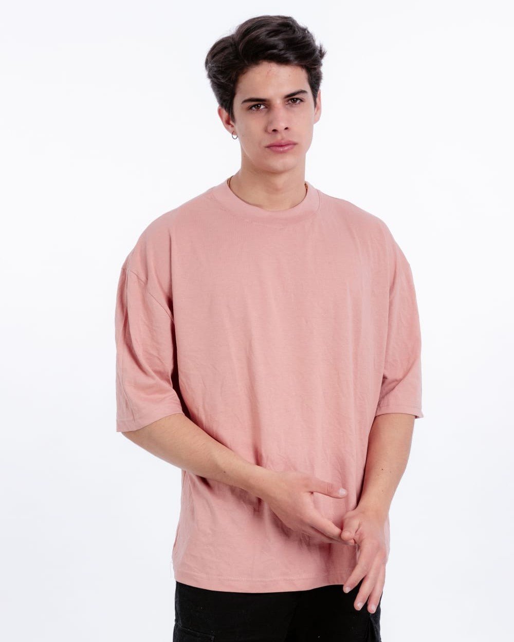 Polo Palo rosa Oversize Hombre (1) Polo Palo rosa Oversize para Hombre