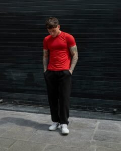 Polo Rojo Basico para unisex