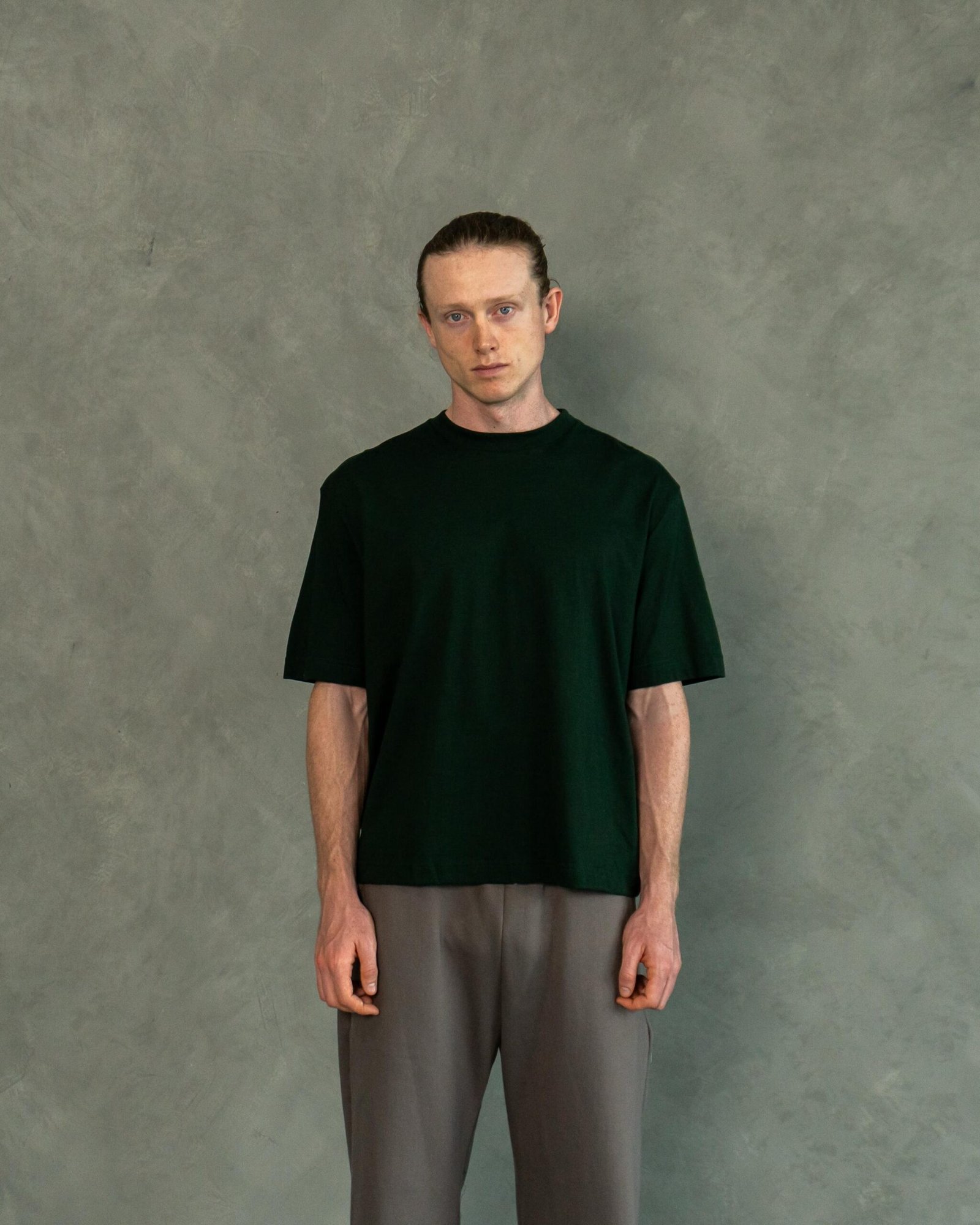 Polo Verde Boxy para Hombe