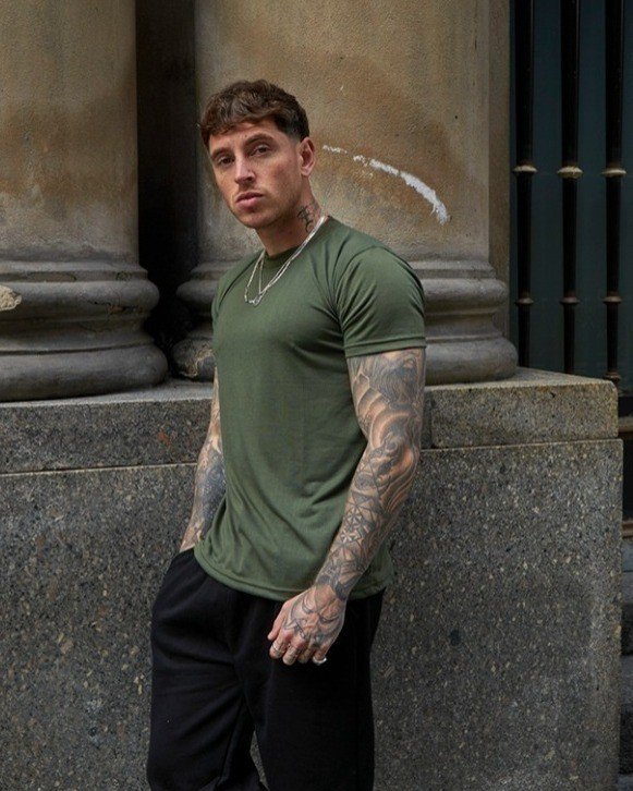 Polo Verde Militar Basico Unisex (1) Polo Verde Militar Basico para Unisex