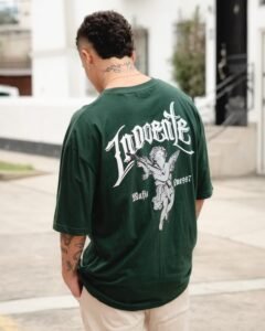 Polo verde Inocente para hombre