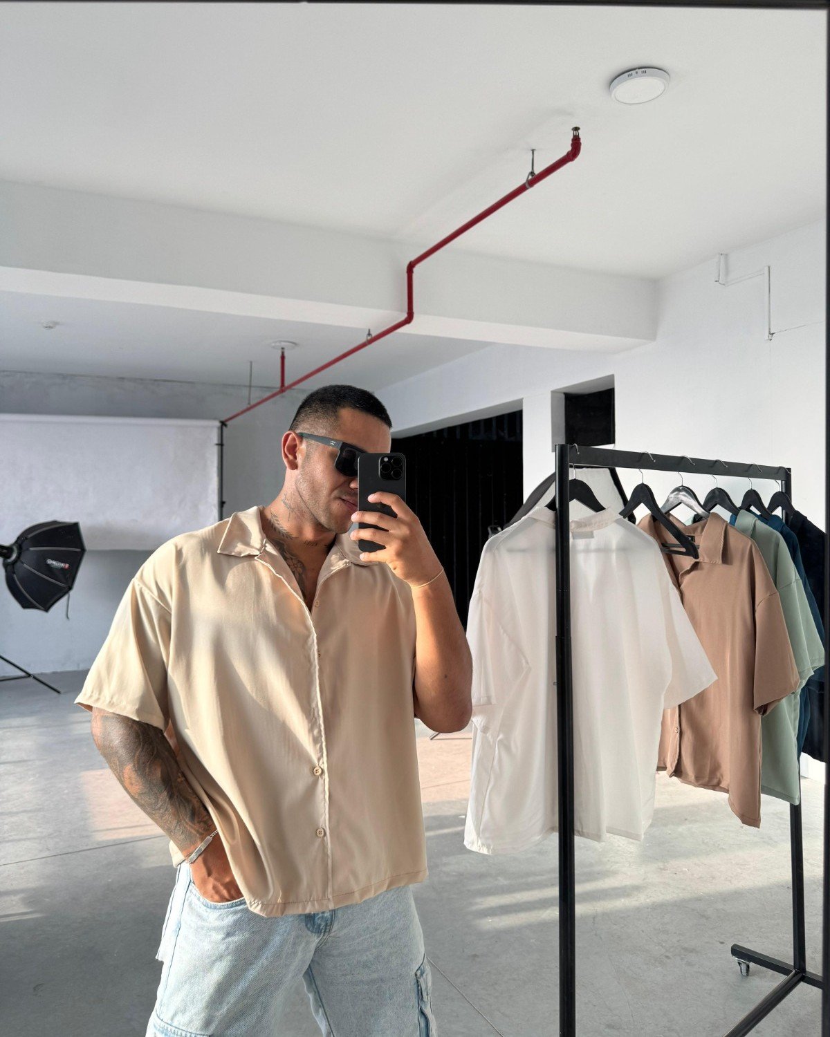 camisa-hueso-boss (3) Camisa Hueso Boss para Hombre