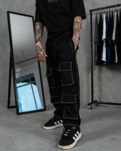 jogger negro para hombre