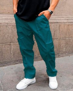 jogger verde para hombre