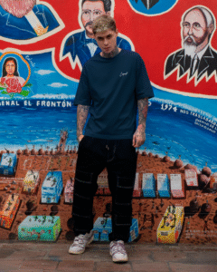 polo acero oversize para hombre