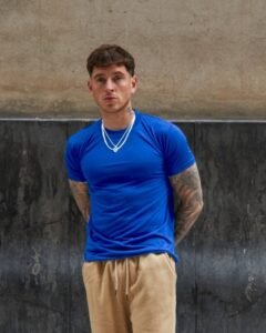 Polo Azulino Basico para Hombre