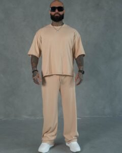 Polo Beige Cottino para Hombre