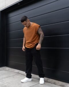 polo camell para hombre