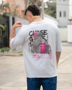 Polo Melange Never Stop Oversize para Hombre