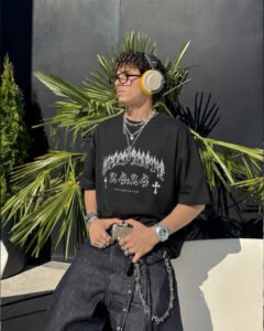 Polo Dark Shadow Negro para Hombre