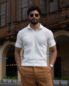 polo perla camisero custom para hombre