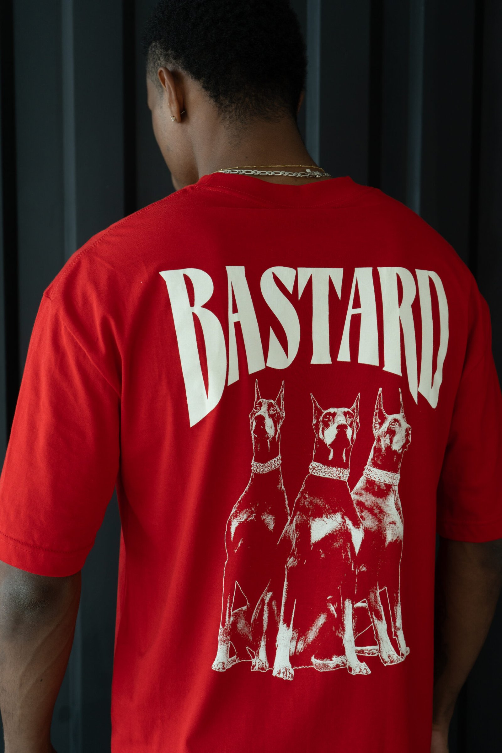 Polo Rojo Oversize para Hombre
