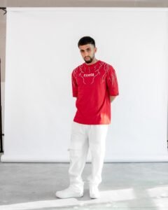 polo rojo thunder para hombre