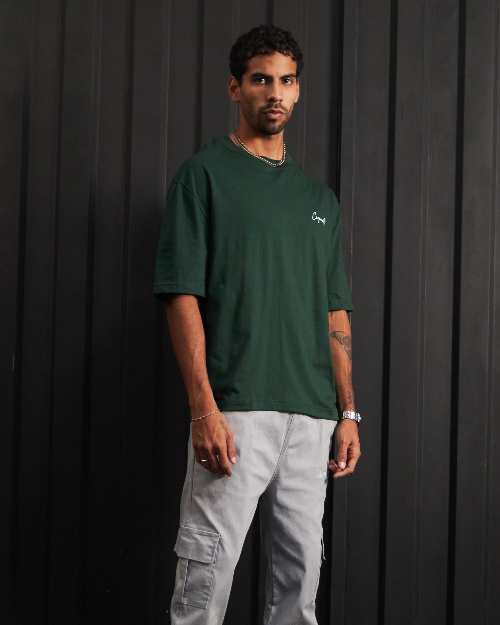 polo-verde-basic-hombre (1) Polo Verde Oversize para hombre