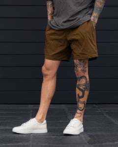 short marron claro ston para hombre