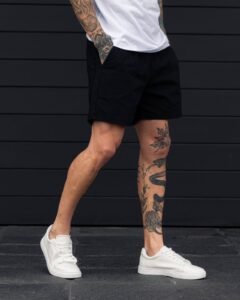 short negro ston para hombre