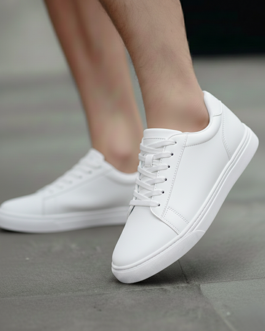 Zapatilla Blanco Cuerina Unisex