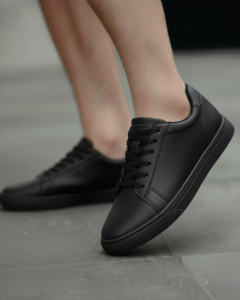 Zapatilla Negro Cuerina Unisex