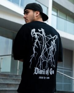 Polo Negro Overload para hombre