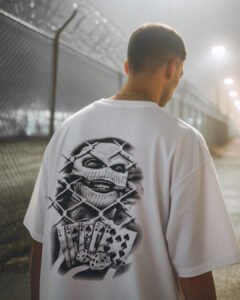 polo blanco para hombre