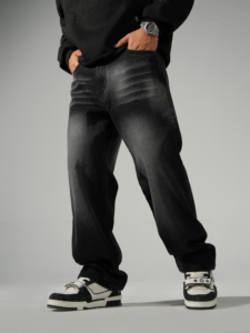 Jean Baggy Black Wash en 3x100.pe.