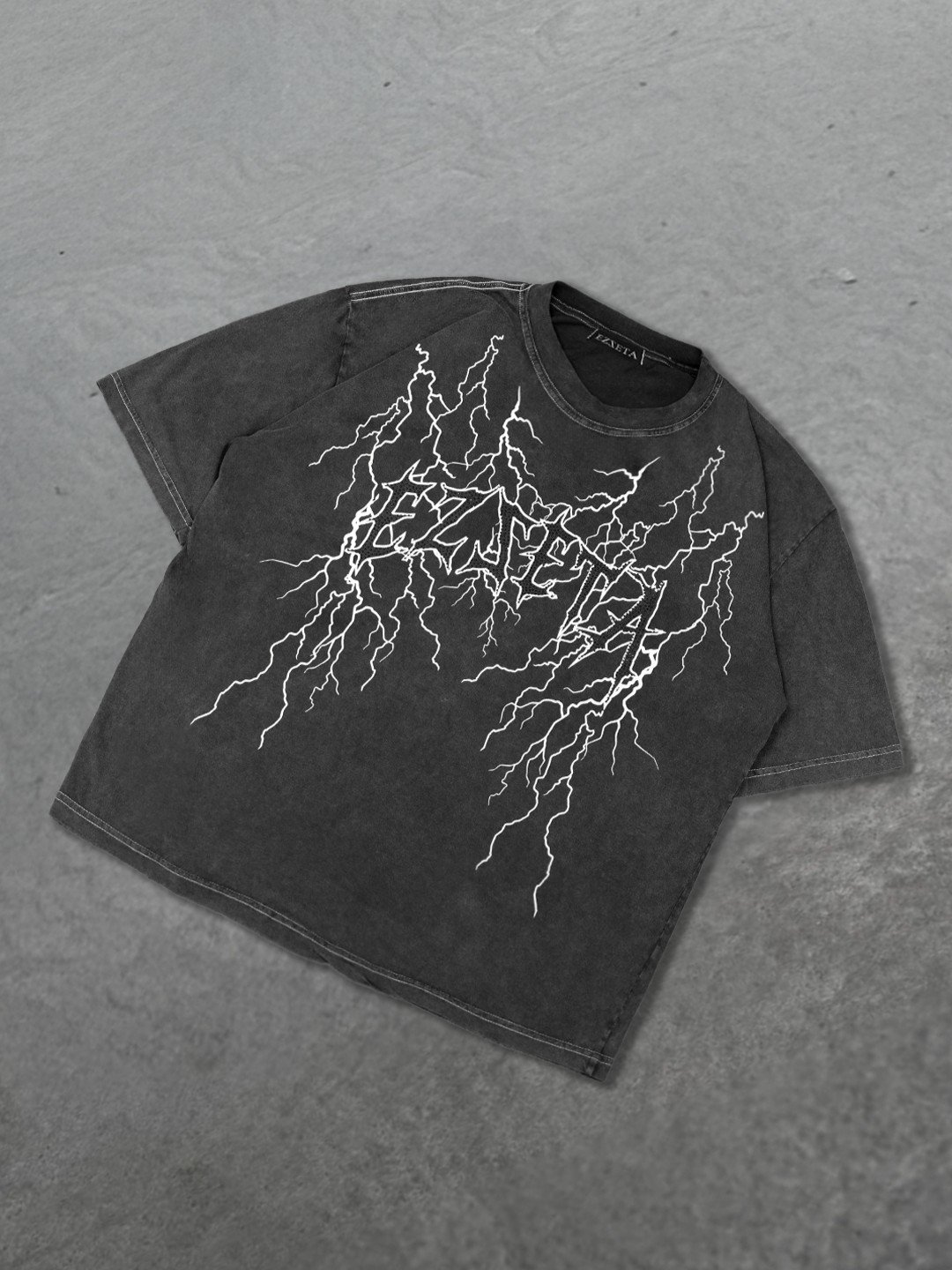 Polo Negro Lightning para hombre