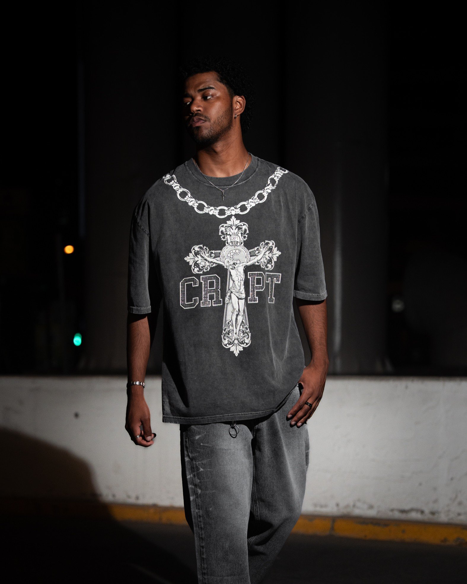 Polo Plomo Crown of Thorns para hombre